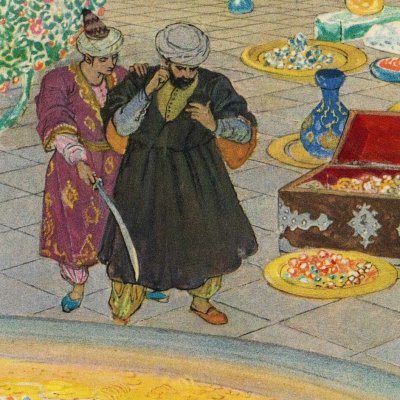 Endless Treasure (One Thousand and One Nights, Mardrus ed., vol. 9) - Léon Carré