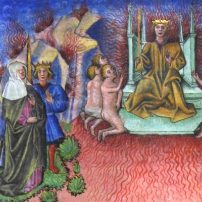 Minos. Les morts de mort violente (Virgile, Énéide l6, Valence BH Ms 837, f156r)