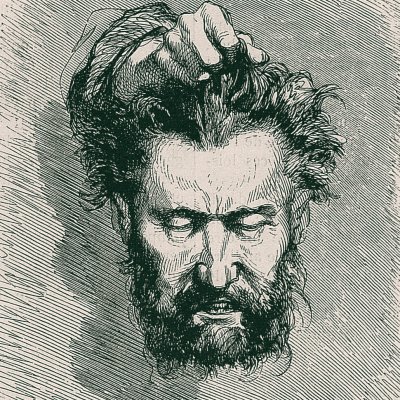 « Cette tête… vous n'aurez pas besoin de la couper… » (Victor-Hugo, Claude Gueux, Hetzl, 1866) - Gavarni
