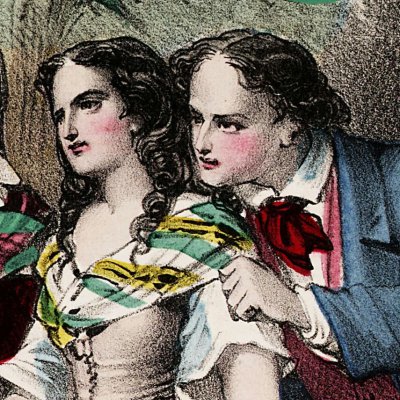 Départ de Virginie (Histoire de Paul et Virginie, Épinal, Pinot et Sagaire, 1864)