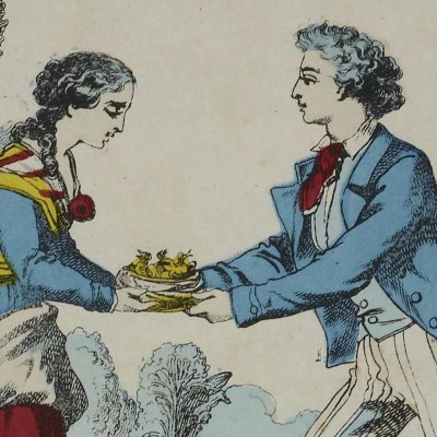 Enfance. Le nid d'oiseaux (Histoire de Paul et Virginie, Épinal, Pinot et Sagaire, 1865)