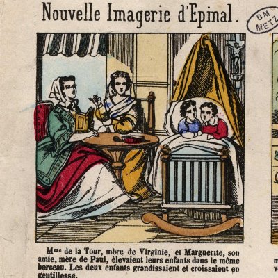 Histoire de Paul et Virginie (20 vignettes, Épinal, Pinot et Sagaire)