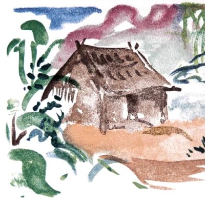 La cabane (Paul et Virginie, 1947) - Othon Friesz