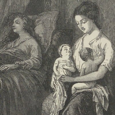 Naissance de Virginie (Paul et Virginie, Lemerre, 1867) - De La Charlerie