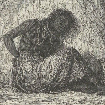 L'esclave au billot (Paul et Virginie, Lemerre, 1867) - De La Charlerie