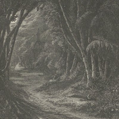 La sépulture (Paul et Virginie, Lemerre, 1867) - De La Charlerie