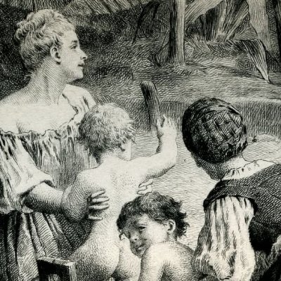Le bain des enfants (Paul et Virginie, Paris, Launette, 1887) - Leloir