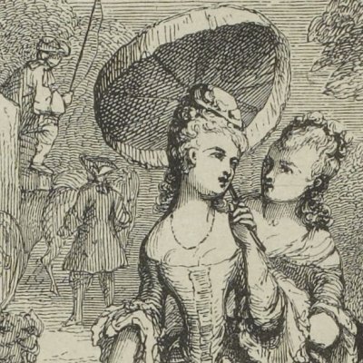 Manon au bois de Boulogne (Manon Lescaut, éd. Janin, 1839) - Tony Johannot