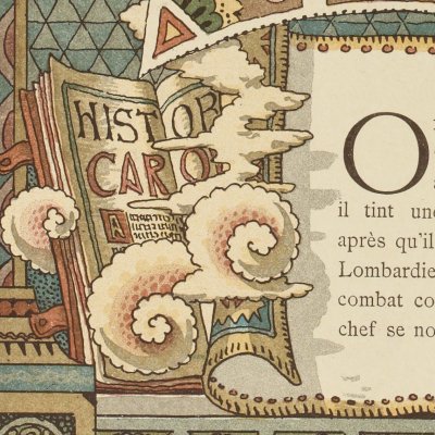 Début de l'histoire (Histoire des quatre fils Aymon, éd. Marcilly, 1883) - Grasset