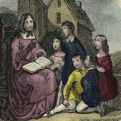 Page de titre (Contes des fées, Langlumé et Pelletier, 1843)