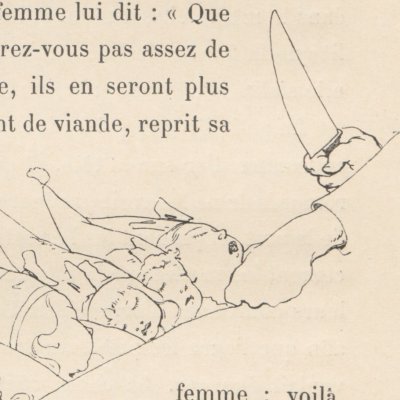 Le Petit Poucet. Les filles de l'ogre (Les Contes de Perrault illustrés…, éd. Larroumet, 1905) - Geoffroy