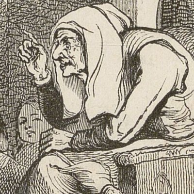 Second frontispice (Contes de Perrault, Blanchard, 1851) - Grandville