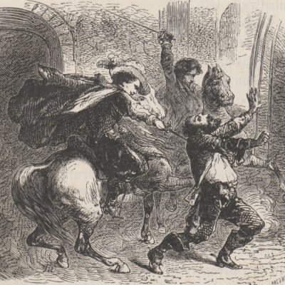 La mort de Barbe Bleue (Contes de fées, Hachette, 1871) - Bertall