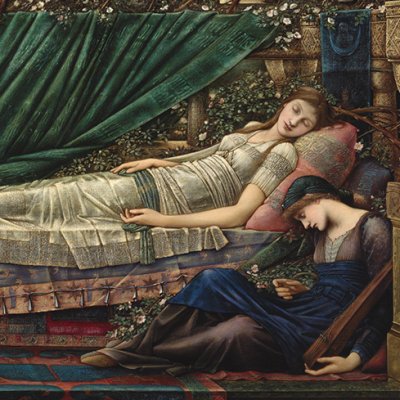 The Rose Bower / La tonnelle de Fleur d'Épine (The Legend of the Briar Rose) - E. Burne-Jones