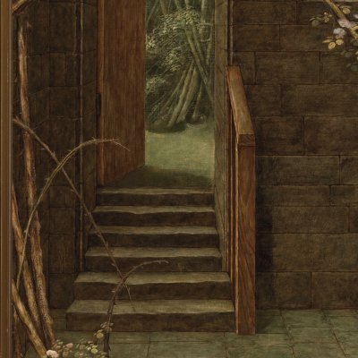 The Garden Court. Panneaux latéraux (The Legend of the Briar Rose) - E. Burne-Jones