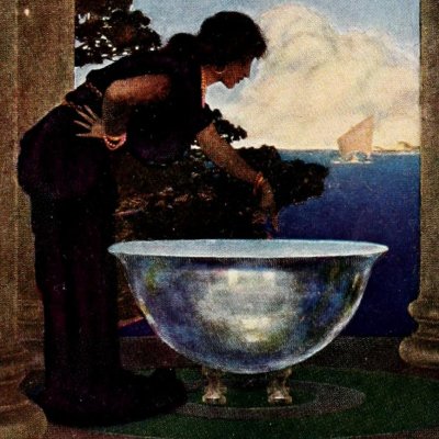 Le palais de Circé (A Wonder Book…, 1910) - Maxfield Parrish