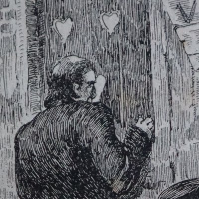 Au travers du volet (Monsieur Lecoq, Boulanger, 1884, ép2) - Lanos