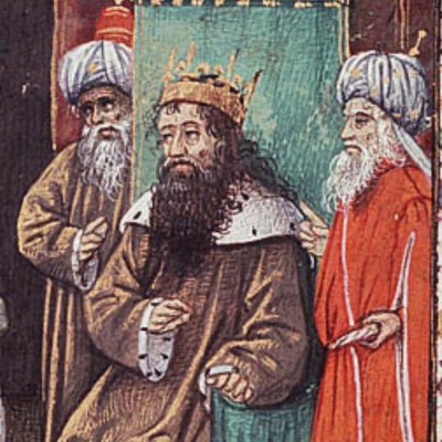 Minos juge aux Enfers (Epître d’Othéa, La Haye KB 74G27, f8)