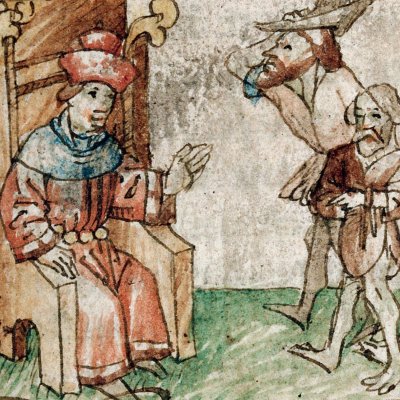 Minos juge aux Enfers (Épître d’Othéa, Lille ms 175, f7)
