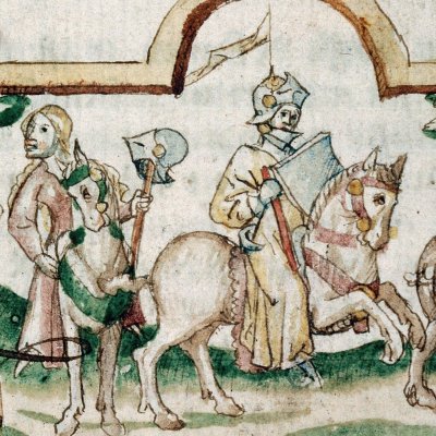 Penthésilée (Épître d’Othéa, Lille ms 175, f17v)