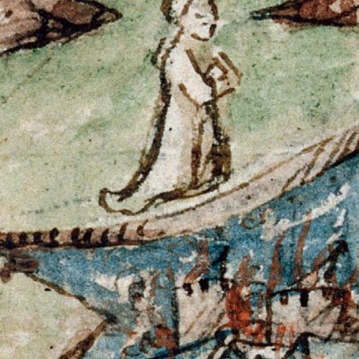 Céphale tue Procris. La femme de Loth (Épître d’Othéa, Lille ms 175, f75)