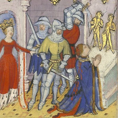 La mort d'Achille (Epître d'Othéa, Bnf Français 606, f20)