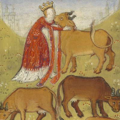 Pasiphaé et le taureau (Epître d'Othéa, Bnf Français 606, f22)