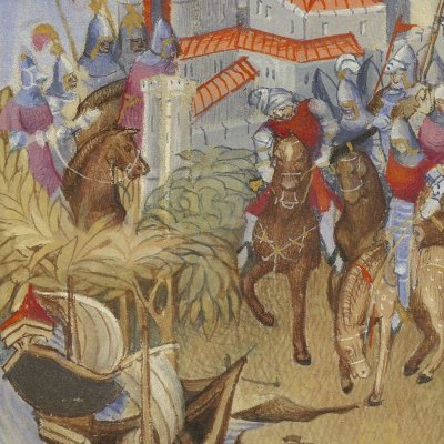 Première prise de Troie par les Grecs (Epître d'Othéa, Bnf Français 606, f31)