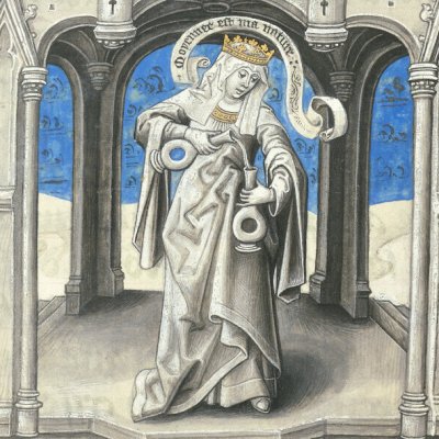 Tempérance (Épître d’Othéa, Erlangen 2361, f8v) - Willem Vrelant