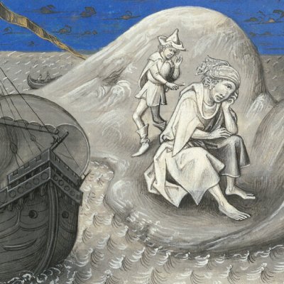Ulysse et Polyphème (Épître d’Othéa, Erlangen 2361, f31) - Willem Vrelant 
