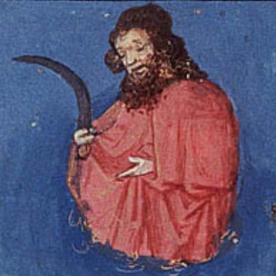 Saturne (Epître d’Othéa, La Haye KB 74G27, f12v)