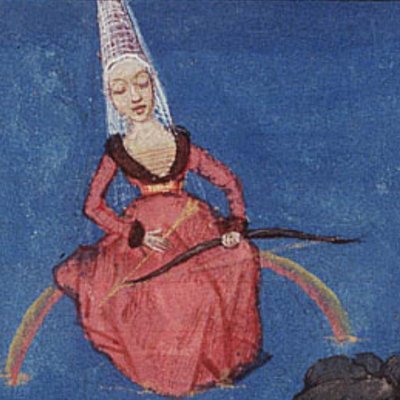 La lune (Epître d’Othéa, La Haye KB 74G27, f14)