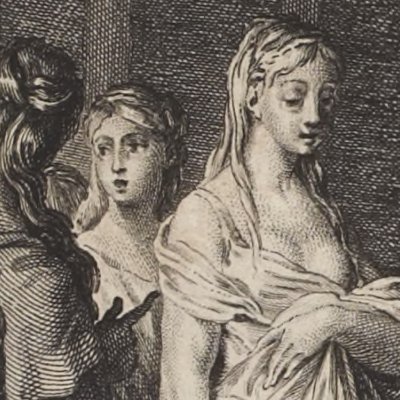 Les mères de Tumbès proposent leurs filles à Alonzo Molina (Marmontel, Les Incas 1777, t1) - Moreau le Jeune