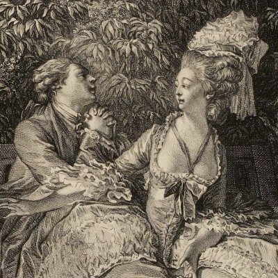 Oui ou Non (Histoire des modes & du costume…) - Thomas d'après Moreau le jeune