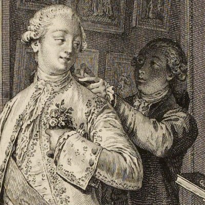La grande toilette (Histoire des modes & du costume…) - Romanet d'après Moreau le jeune