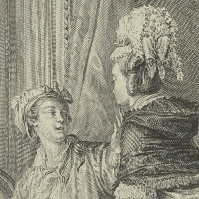 Le Lever (Histoire des modes & du costume…) - Halbou d'après Moreau le jeune