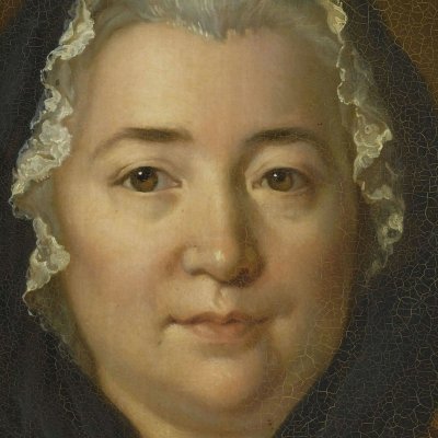 Portrait présumé de Mme de Graffigny - Victorine-Angélique-Amélie Rumilly d'après Louis Tocqué