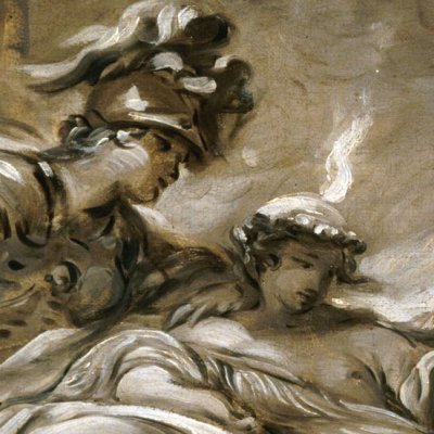 Allégorie du traité de Paris de 1763 (esquisse) - Deshays
