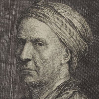 Portrait frontispice de l'abbé Raynal (Histoire des deux Indes, 1780) - De Launay d'après Cochin