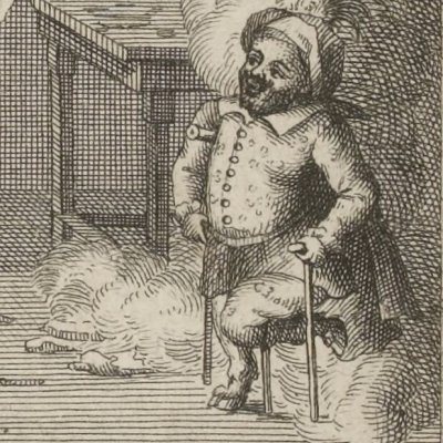 Frontispice du Diable boiteux de Lesage, éd. 1707 - Louise-Magdeleine Horthemels