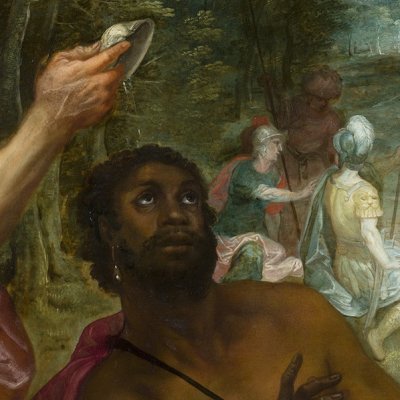 Le baptême de l'eunuque - Hendrick van Balen