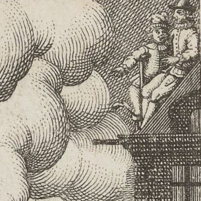 Incendie de l'hôtel de don Pèdre (Le Diable boiteux, éd. 1726) - Dubercelle