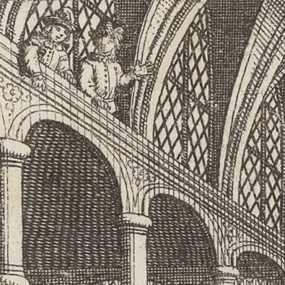 Les tombeaux de l'église de la rue d'Alcala (Le Diable boiteux, 1726) - Dubercelle