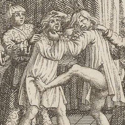 Démêlé d'un poète tragique avec un auteur comique (Le Diable boiteux, 1726) - Dubercelle