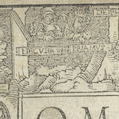 Frontispice de l'Iliade (Kopfels, Strasbourg, 1525) - Weiditz ?