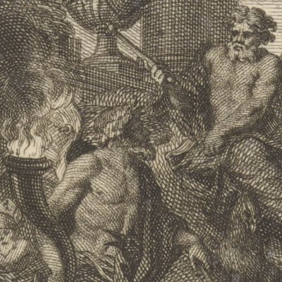 Jupiter envoie un songe à Agamemnon (Iliade, Dacier, 1711, ch2) - Picart