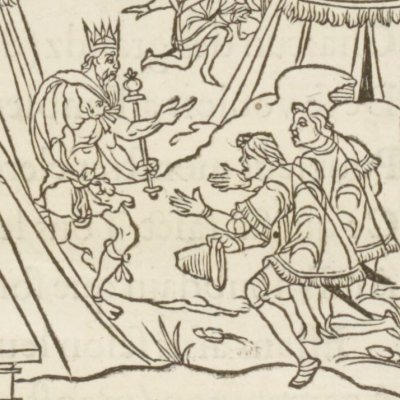 Conseil des Grecs. Ambassade à Achille (Iliade, Salel, 1545, ch9)