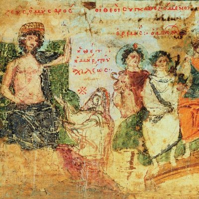 Thétis supplie Zeus de réconcilier Achille et Agamemnon (Iliade ambrosienne, ch1) 