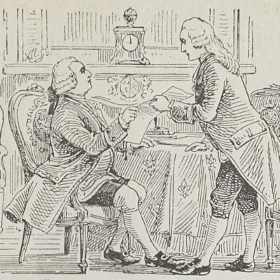 Louis XVI and Turgot (Désiré Blanchet, A brief history of France..., Belin, 1914) - Dascher