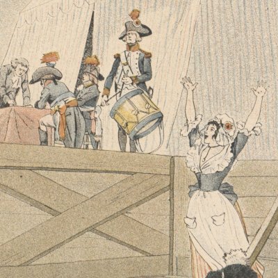 La Patrie en danger. La cantinière s'enrôle (La Cantinière, 1898) - Job